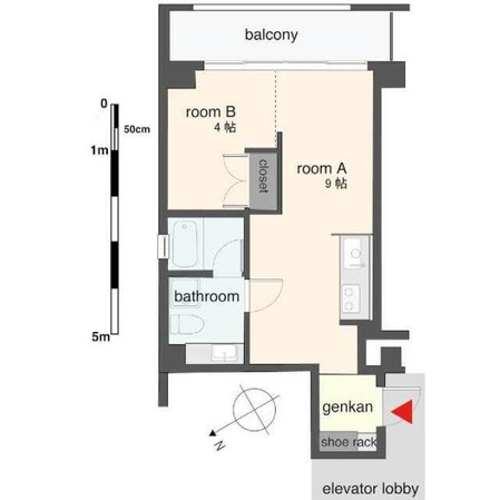 北千住駅 徒歩4分 4階の物件間取画像